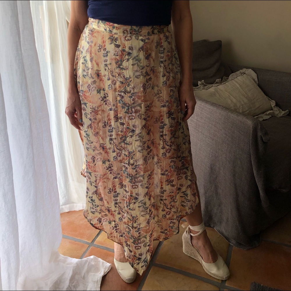 Haute Hippie Silk Skirt